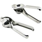 Serenity Haven Paslanmaz Metal Limon Sıkacak Kolu Pres 20CM Tasarım - Antrasit