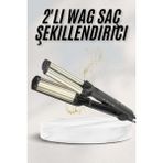 Serenity Haven Saç Şekillendirici Wag Maşa, Su Dalga Maşası, Tüm Saç Tiplerine Uygun, Çok Renkli - Seçenek 1