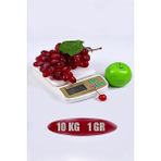 Serenity Haven Şık Dijital Mutfak Terazisi 10 kg 1 Gr Beyaz Hassas Ölçüm