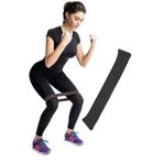 SerenityHaven Aerobik Band Pilates Plates Yoga Fitness Squat Çalışma Lastiği Latex Egzersiz Bandı Siyah