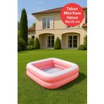 SerenityHaven Yaz Serinliği Kare Çocuk Havuzu – 86x25 Pembe