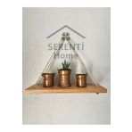 Serenti Home Halatlı Duvar Rafı