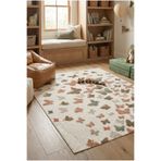 SERENZA HOME LİVİNG Serenza Home Tiny Tales Renli Bahçe Çocuk Halısı | Yumuşak Dokulu Çocuk ve Bebek Odası Halısı