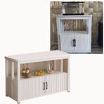 Sergileme Akvaryumu Için Ağır Metal Teraryum Dolabı, Depolama Raflı Zemin Tipi Balık Tankı Braketi Masası, 10/20 / 30 Galonluk Kaplumbağa Tankı(White,60x40 cm (23 5/8 x 15 3/4"))