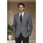 Sergio Ferraro Gri Slim Fit Klasik Erkek Blazer Ceket