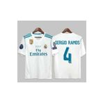 Sergio Ramos 2017/18 Real.Madrid. Cardif Ligi Yetişkin Forması Beyaz