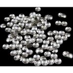Serhat Aksesuar ve El İşçilik 12 mm Gümüş Bombeli Pirinç Metal Pul Payet (30 Gr 60 Adet)