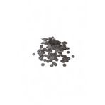 Serhat Aksesuar ve El İşçilik 12 mm Koyu Gri Ortadan Delikli Pirinç Metal Pul Payet (30 Gr 60 Adet)