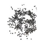 Serhat Aksesuar ve El İşçilik 4 mm Piramit Antrasit Plastik Boncuk Aksesuar Takı Malzemesi (25 Gr)