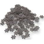 Serhat Aksesuar ve El İşçilik 6 Yapraklı 18 Mm Çiçek Deseni Metal 10 Adet (Küpe Aparatı, Bileklik Ucu, Broş Aksesuar)