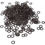 Serhat Aksesuar ve El İşçilik Çift Delikli 10x2 mm Koyu Bakır Halka Pul Payet (30 Gr 200 Adet)
