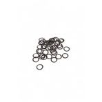 Serhat Aksesuar ve El İşçilik Çift Delikli 16,8x2 mm Pirinç Koyu Bakır Halka (30 Gr 70 Adet)