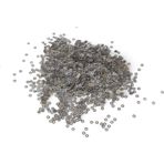 Serhat Aksesuar ve El İşçilik Kahve Rengi 4 mm Ortadan Delikli Pirinç Pul Payet (30 Gr 1200 Adet)