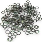 Serhat Aksesuar ve El İşçilik Metalize Yeşil Pirinç 13x2 mm Pul Payet (30 Gr 100 Adet)