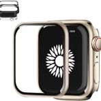 [Seri SE 6 5 4 44mm Alüminyum Çerçeve] NewPole Watch Ekran Koruyucu Watch SE 6 5 4 44mm Ekran Koruyucu Kırılmaz Cam [Alüminyum Çerçeve] Hassasiyetli Tam Kaplayan Apple Watch SE 6 5 4 ile Uyumludur