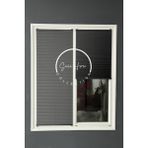 Serin Home Collection Antrasit Katlanabilir Plise Perde, Cam Balkon Perdeleri, Ofis Perdeleri, Pvc Pencere Perdeleri - 120 x 220 cm