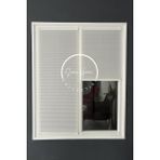 Serin Home Collection Beyaz Katlanabilir Plise Perde, Cam Balkon Perdeleri, Ofis Perdeleri, Pvc Pencere Perdeleri - 40 x 160 cm