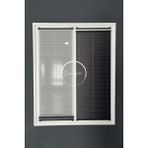 Serin Home Collection Gece Gündüz Katlanabilir Antrasit Çiftli Plise Perde, Cam Balkon Perdeleri, Pvc Pencere Perdeleri - 40 x 100 cm