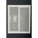 Serin Home Collection Gece Gündüz Katlanabilir Gri Çiftli Plise Perde, Cam Balkon Perdeleri, Pvc Pencere Perdeleri - 50 x 120 cm