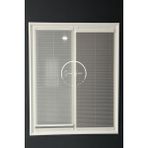 Serin Home Collection Gece Gündüz Katlanabilir Koyu Gri Çiftli Plise Perde, Cam Balkon Perdeleri, Pvc Pencere Perdeleri - 60 x 200 cm
