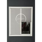Serin Home Collection Gri Katlanabilir Plise Perde, Cam Balkon Perdeleri, Ofis Perdeleri, Pvc Pencere Perdeleri - 90 x 120 cm