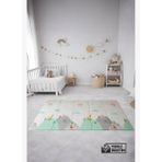 Serin Mat 200x130x0,8 Cm Bulutlar Dağlar Katlanabilir Oyun Matı