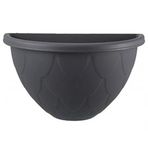 Serinova DD01 24,5 cm 1.4 L Antrasit Askı Aparatlı Damla Duvar Saksısı