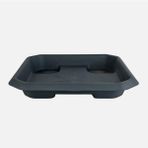Serinova Hisar No3 Antrasit Saksı Tabağı Altlığı Plastik Alt Tabak Su Haznesi Altlık 31,5cm - No1 31,5cm
