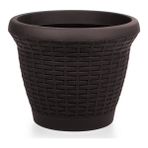 Serinova HS06 Hasır Saksı 42 Litre - 42 Lt - Antrasit