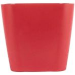 Serinova Kare Saksı 5.6 Lt – 5.6 Litre Hacimli Modern Kare Tasarım Saksı - Kırmızı