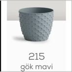 Serinova No:5 Gök Mavi Kristal Saksı