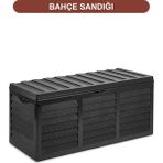 Serinova Plastik Depolama Bahçe Sandığı Bahçe Dolabı Bahçe Mobilyası 320 LİTRE