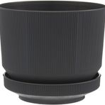 Serinova S282 Lüks Saksı Dekoratif Saksı, Antrasit, 18.5cm, 3.3 Litre