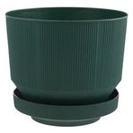 Serinova S284 Yeşil 27 cm 9 lt Lüks Dekoratif Saksı