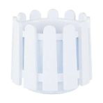 Serinova Saksı Istanbul, No:3, 6.6 L, 24X26 Cm, Beyaz - SERİNOVA - Renkli