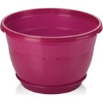 Serinova Saksı Safir Makrome, No:1, 1.7 L, 18X56 Cm, Vişne - SERİNOVA - Renkli