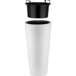 Serinova Saksı Vazo Kumsal, No:2, 9 L, 70X35 Cm, Beyaz - SERİNOVA - Renkli