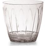 Serinova Şeffaf Plastik Orkide Saksı 18x16,5 Cm Silindirik Kristal Desenli 3 Lt