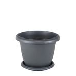 Serinova V507 Villa Saksı Set No: 7 8,8 Litre, 31 Cm, Antrasit