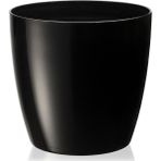 Serinova Yakut Çiçek Saksısı Siyah 22 Litre (Izgaralı)