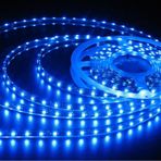 Şerit led 3 çipli smd silikonlu 5 metre 12V Mavi