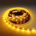 Şerit LED Dış Mekan 5050 12V 5mt 3 Çipli M/60 300 LED Turuncu-Amber Oto Aksesuar Premium