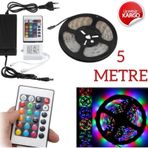 Şerit Led Rgb Kumandalı İç Dış Mekan Tak Çalıştır 5 M