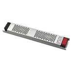 Şerit Led Trafosu 12V Cata Serisi Slim Kasa, Alüminyum Gövdeli İnce Güç Kaynağı, Kamera ve Şerit Led Uyumlu (60W - 360W) 5, 12.5, 16.5, 21, 30 Amper (250, Vat)