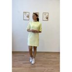 Şeritli Modal Kumaş Tshirt Elbise