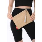 Serkan Çanta Bez Çanta Atölyesi Bez Çanta Jüt Clutch Porföy Çantası