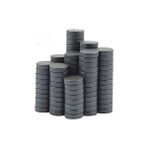 Sermet Süs Dünyası 50 Adet 14 x 3 mm Yuvarlak Mıknatıs Süsleme Mıknatısı Magnet