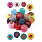 Sermet Süs dünyası 8 Adet 25 Gr. Polyester Simli Punch Ipi
