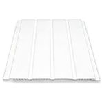 SerMimar Fugalı Beyaz Plastik Pvc Duvar - Tavan Lambiri / 50 Adet 20 Cm X 1 Metre - 10 Metrekare