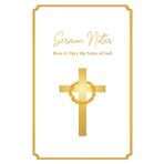 Sermon Notes Journal: Hear and Obey the Voice of God